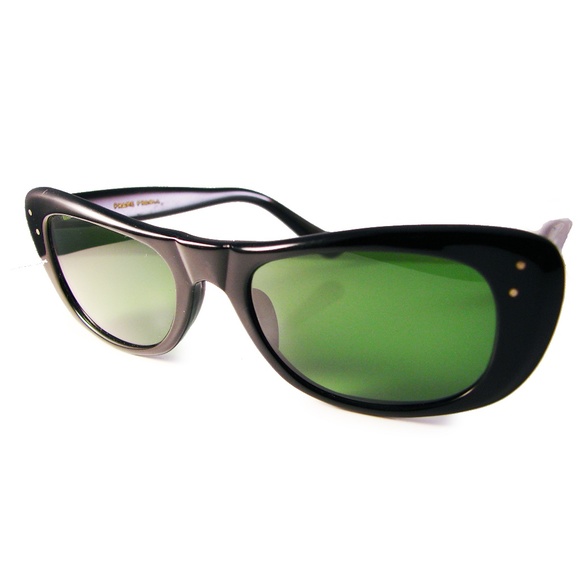 Paulette Guinet Sunglasses Black Mod VTG NWOT main image 7